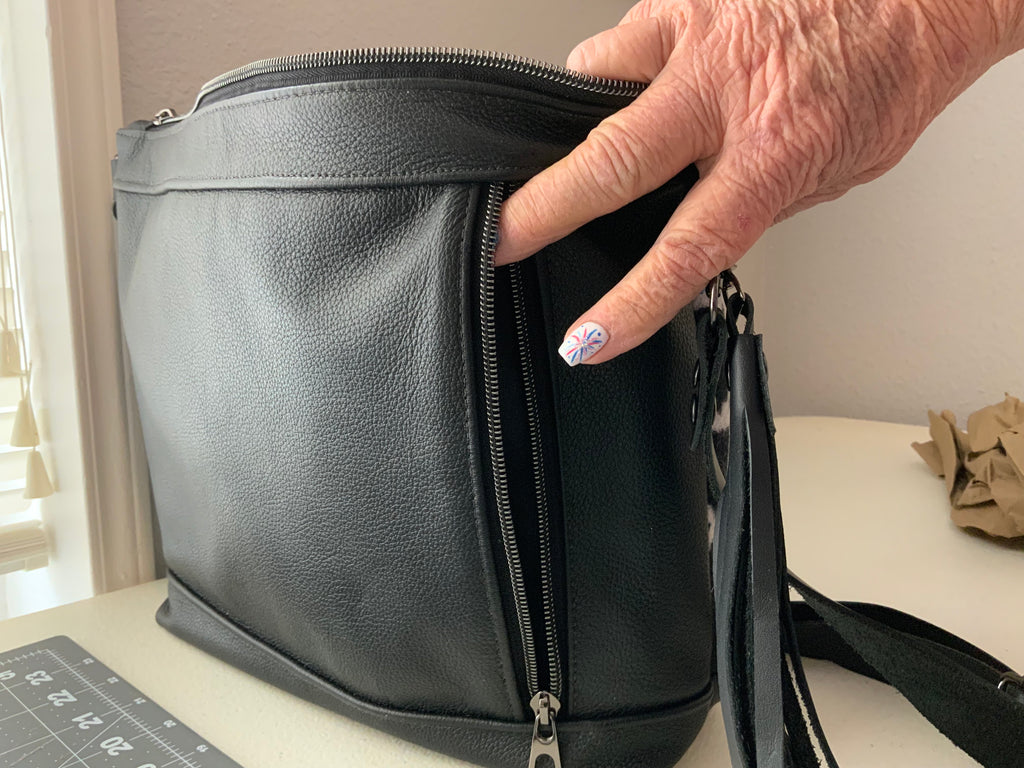 Northwest Wool & Leather Crossbody Bag