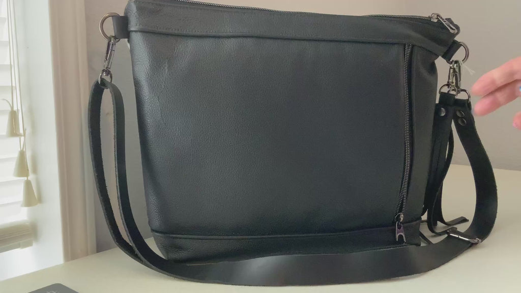 Northwest Wool & Leather Crossbody Bag